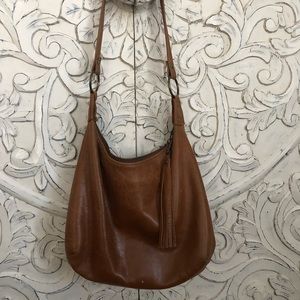 Real leather hobo purse